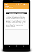 Amazon Web Service Tutorials - AWS Tutorials - AWS screenshot 1