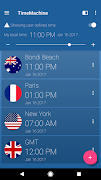 برنامه‌نما Time Machine - World Clock عکس از صفحه