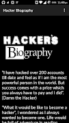 Hacker Biography Screenshot 1