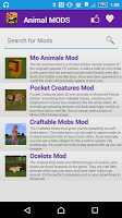 برنامه‌نما Animal Mod For MCPE` عکس از صفحه