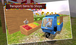 Tuk Tuk Auto Rikshaw Cargo Simulator 3D скриншот 6