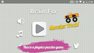 Brain for monster truck plakat