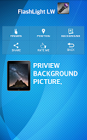 Flashlight Live Wallpaper Screenshot 2