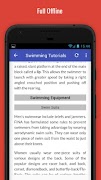 4 Schermata Tutorials for Swimming Offline