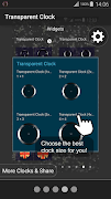 Transparent Clock imagem de tela 6