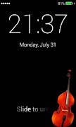 Violin Lock Screen ảnh chụp màn hình 4