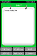 State Capitals Flash Cards screenshot 2