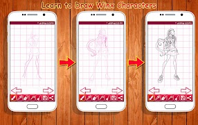 Learn to Draw Winx capture d'écran 7