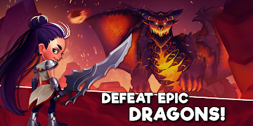 برنامه‌نما Taps Dragons - Clicker Heroes Fantasy Idle RPG عکس از صفحه