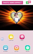 Heart Photo Effect Video Maker ポスター