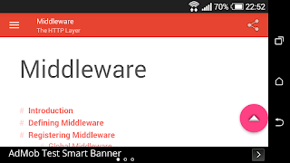 Laravel 5.4 Docs স্ক্রিনশট 2