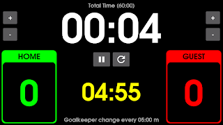 Five-a-side Football Timer স্ক্রিনশট 1