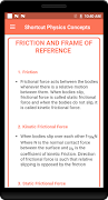 Shortcut Physics Concepts تصوير الشاشة 3