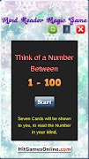 Mind Reader Magic Game Cartaz