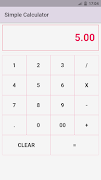 برنامه‌نما Simple Calculator عکس از صفحه