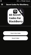 Secret Codes For BlackBerry Free App 2019 โปสเตอร์