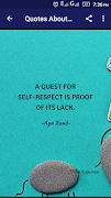 برنامه‌نما Quote About Self Wallpapers عکس از صفحه
