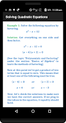 Algebra Quick Reference screenshot 2