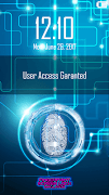 Fingerprint Screen Lock Simulator اسکرین شاٹ 1