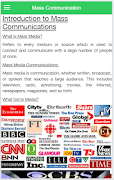 Mass Communication App - An Offline Student Guide screenshot 1