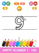 ABC and 123 Write Letters Numbers Geometry screenshot 4