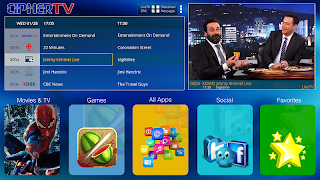 برنامه‌نما CipherTV Launcher عکس از صفحه