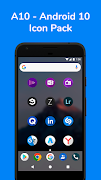 A10 - Android 10 Icon Pack captura de pantalla 2