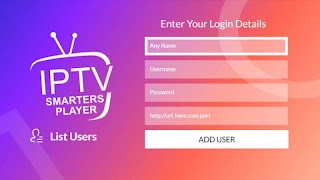 IPTV SMARTERS ANDROID ภาพหน้าจอ 1