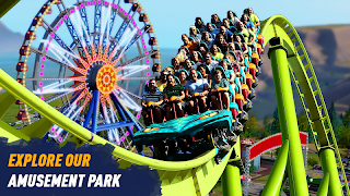 Roller Coaster Train Simulator 3D ภาพหน้าจอ 4
