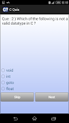 C Quiz screenshot 1