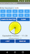 Decimal to Fraction Explorer Affiche