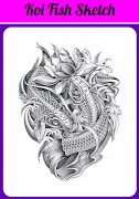 鯉魚スケッチ スクリーンショット 1