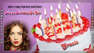 Birthday Cake With Name And Photo syot layar 5