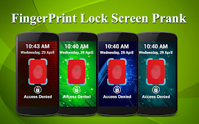 Fingerprint Lock Screen Prank syot layar 4