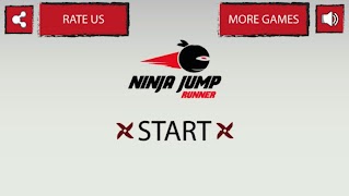 ninja jump runner captura de pantalla 1