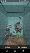 3D Aquarium LWP screenshot 3