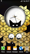 Cat Clock Widget capture d'écran 4
