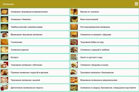 Рецепты запеканок 截图 4
