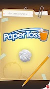 برنامه‌نما Paper Toss عکس از صفحه