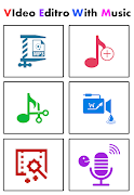 برنامه‌نما Video Editor With Music عکس از صفحه