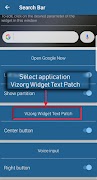 1 Schermata Vizorg Widget Text Patch