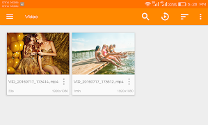 1 Schermata Video Player App