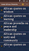 African Proverbs पोस्टर