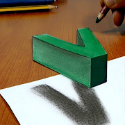 How to Draw 3D Letters syot layar 7