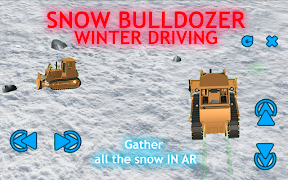 Snow Bulldozer Winter Driving screenshot 7