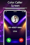 Color Caller Screen – Color Your incoming Call imagem de tela 1