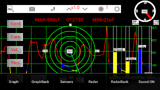 3 Schermata GHOST/UFO/EMF Detector
