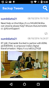 Backup Tweets plakat