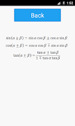 Trigonometric Formulas ảnh chụp màn hình 3