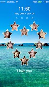 Star keypad lockscreen ภาพหน้าจอ 2